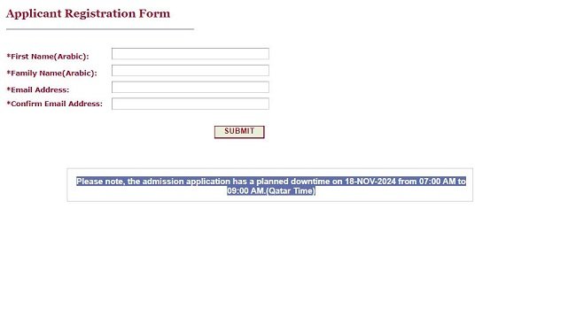 New Applicant Register