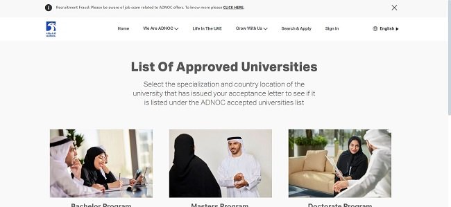 List of Approved Institute