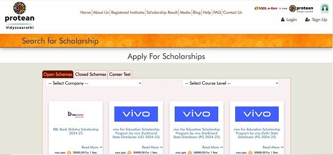 JSW Umeed Scholarship Official Website